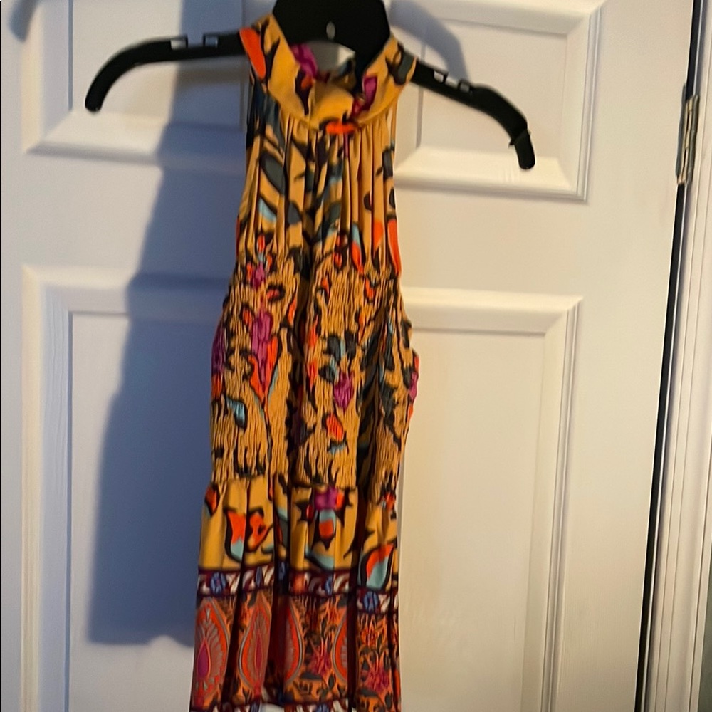 Colorful Sleeveless Halter Too